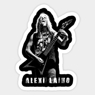 Retro Alexi Laiho Sticker